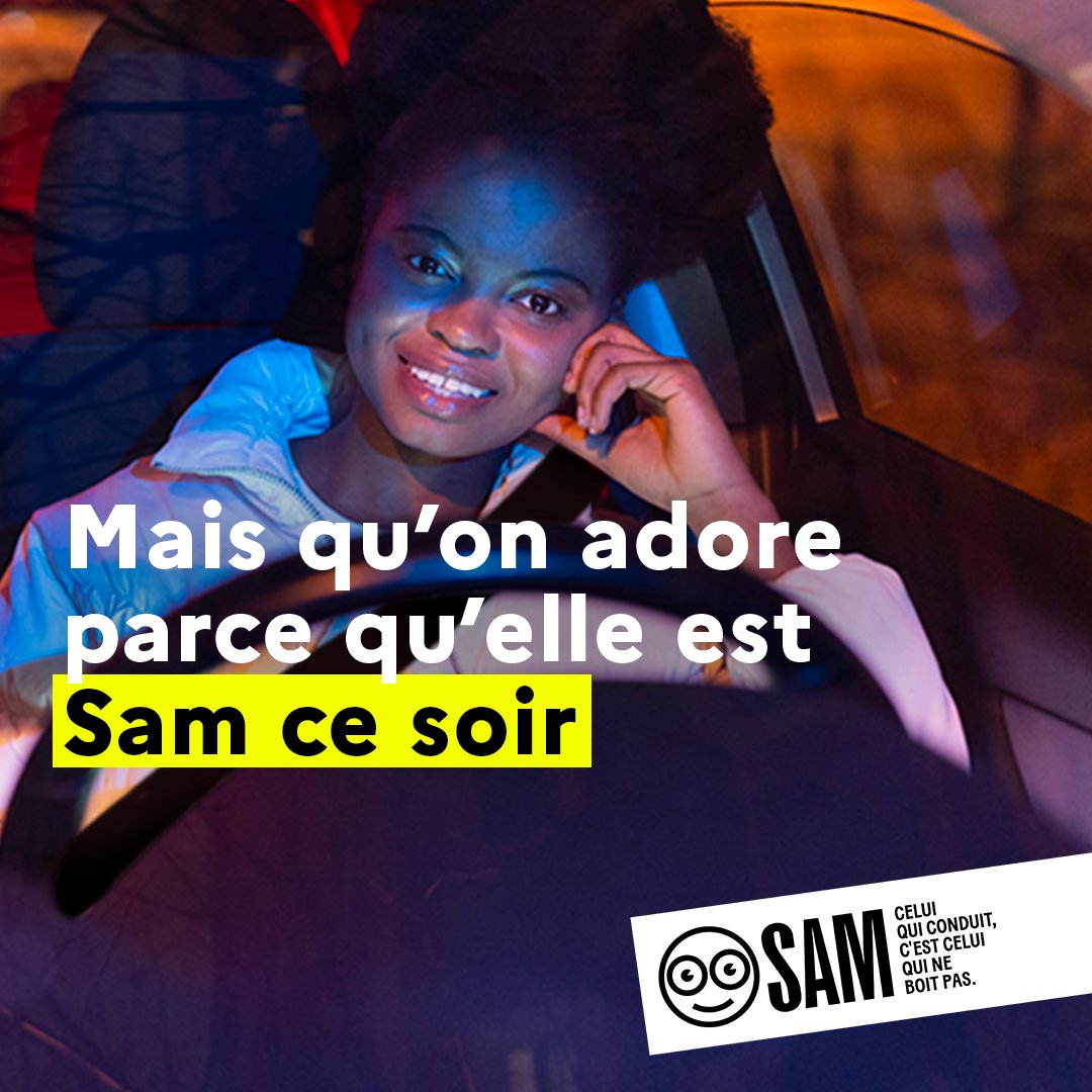 Qu'il soit en retard ou pile à l'heure, pas de soirée sans un #SamEngagé 👌
#Celuiquiconduitcestceluiquineboitpas