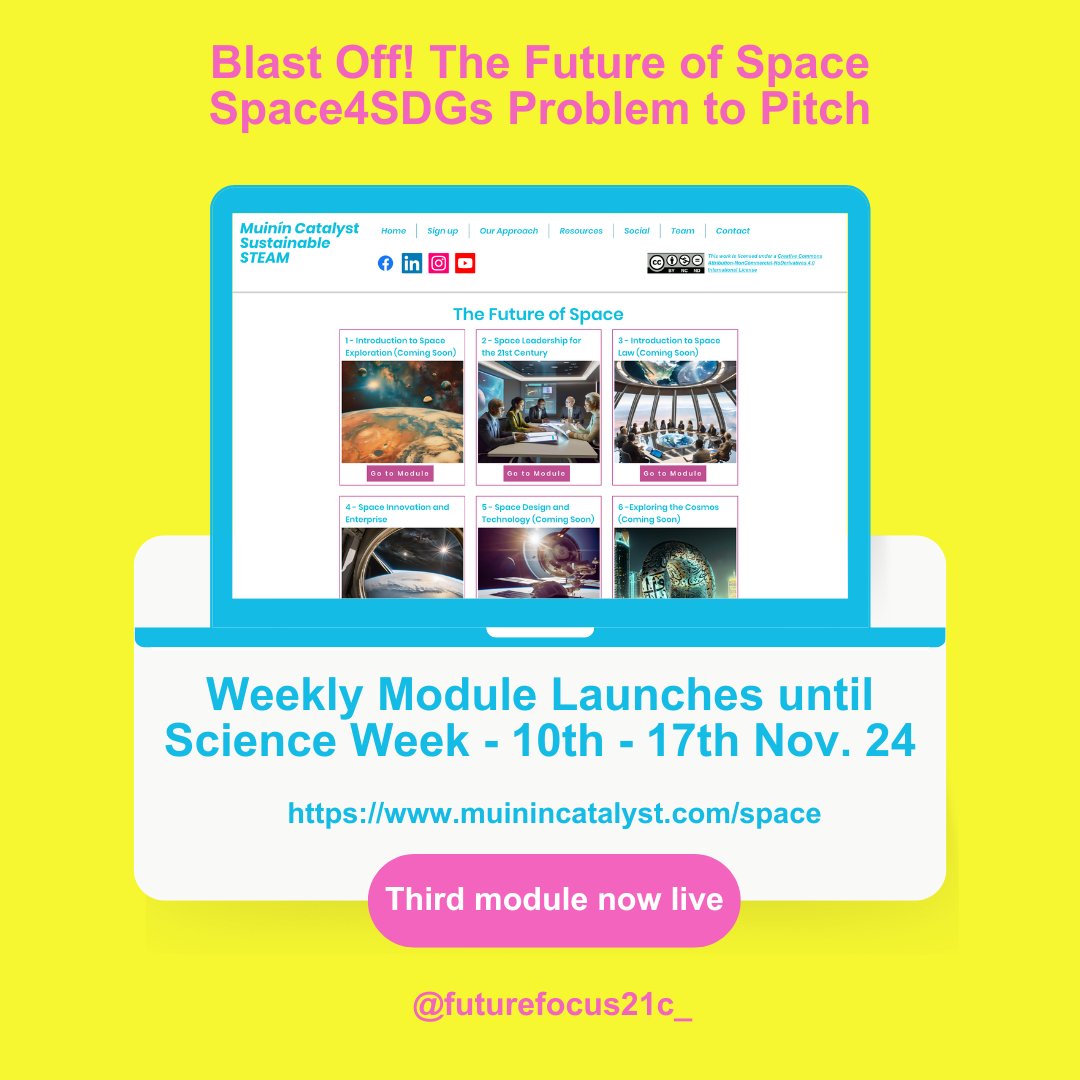 Future Focus21c (@futurefocus21c) on Twitter photo ๐ Get ahead for #ScienceWeek! Check out our Space Design Challenge Module โ featuring lessons on Ideation & Prototyping and 17 #Space4SDGs challenges. Boost creativity + critical thinking ๐ #STEAM #Space4All #DesignThinking muinincatalyst.com/space-media <a href="/CoDesRes/">Art Services Unincorporated</a> ๐ Get ahead for #ScienceWeek! Check out our Space Design Challenge Module โ featuring lessons on Ideation & Prototyping and 17 #Space4SDGs challenges. Boost creativity + critical thinking ๐ #STEAM #Space4All #DesignThinking muinincatalyst.com/space-media <a href="/CoDesRes/">Art Services Unincorporated</a>