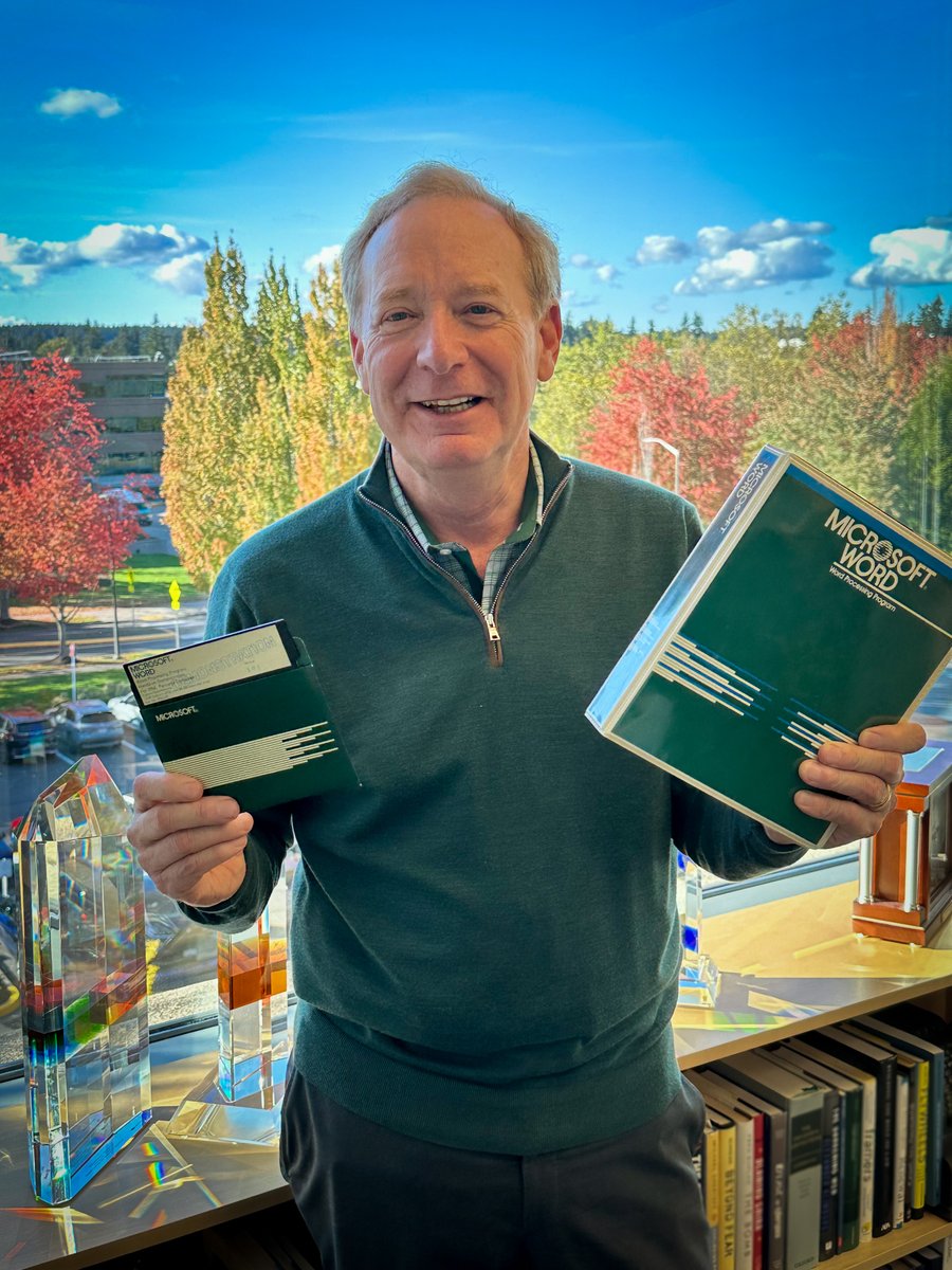 Happy Birthday <a href="/Microsoft/">Microsoft</a> Word, it’s been one of my favorite apps since I bought the first edition on October 25, 1983. I even kept the original manual, just in case.