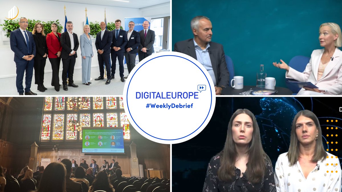 DIGITALEUROPE's tweet photo. 💪A digital Europe is a resilient Europe!

In this #WeeklyDEbrief, we explain why by looking at how Ukraine has used tech to fend off Russia and at @SchneiderElec's innovative green tech solutions to make energy more efficient.

📖Read it here: https://t.co/GwHQ8053UU https://t.co/GJbAiqrYXX