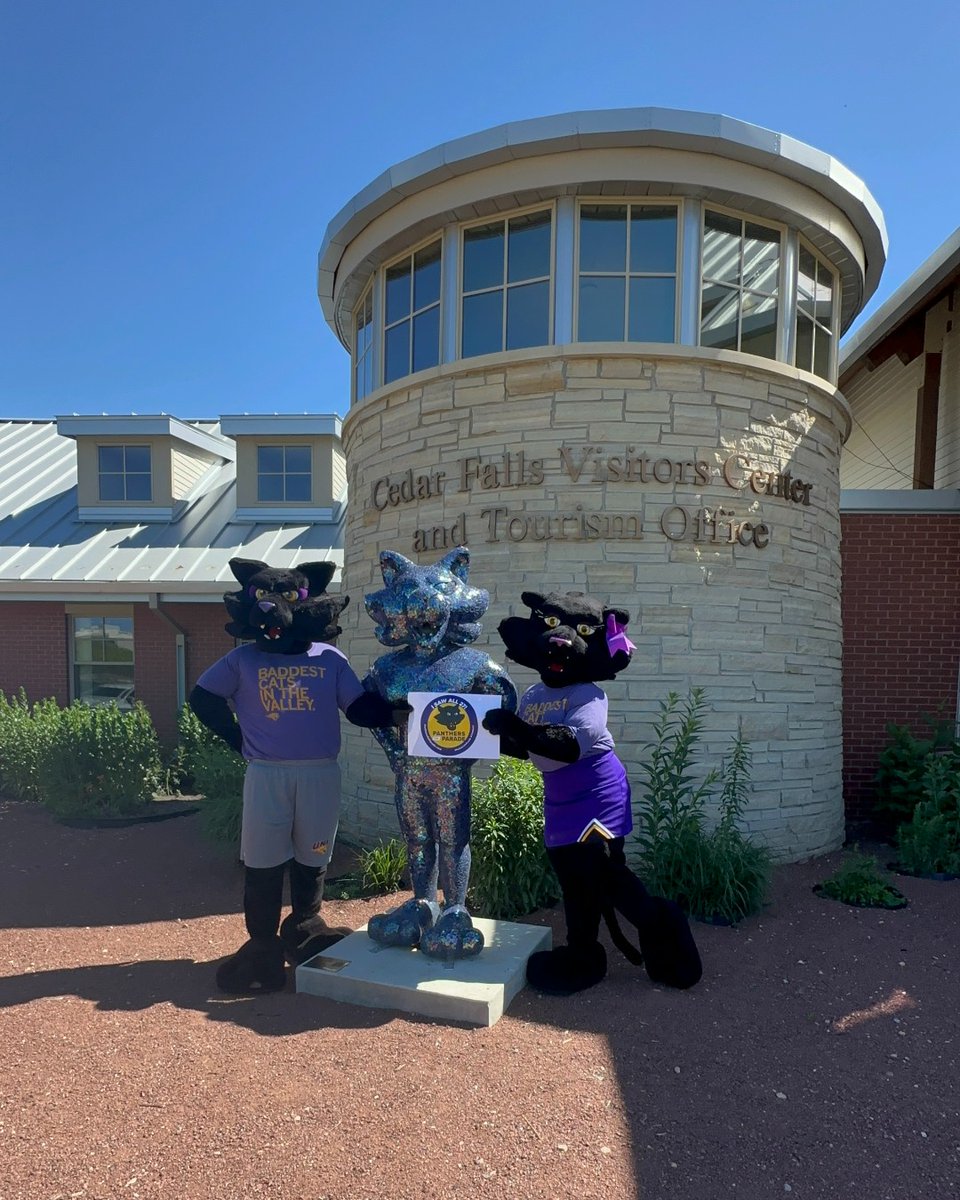 northerniowa's tweet image. 🚨 Last call! 🚨 

The Panthers on Parade display ends this weekend!

@CedarFalls @CityCF #PanthersonParade #TCintheCV