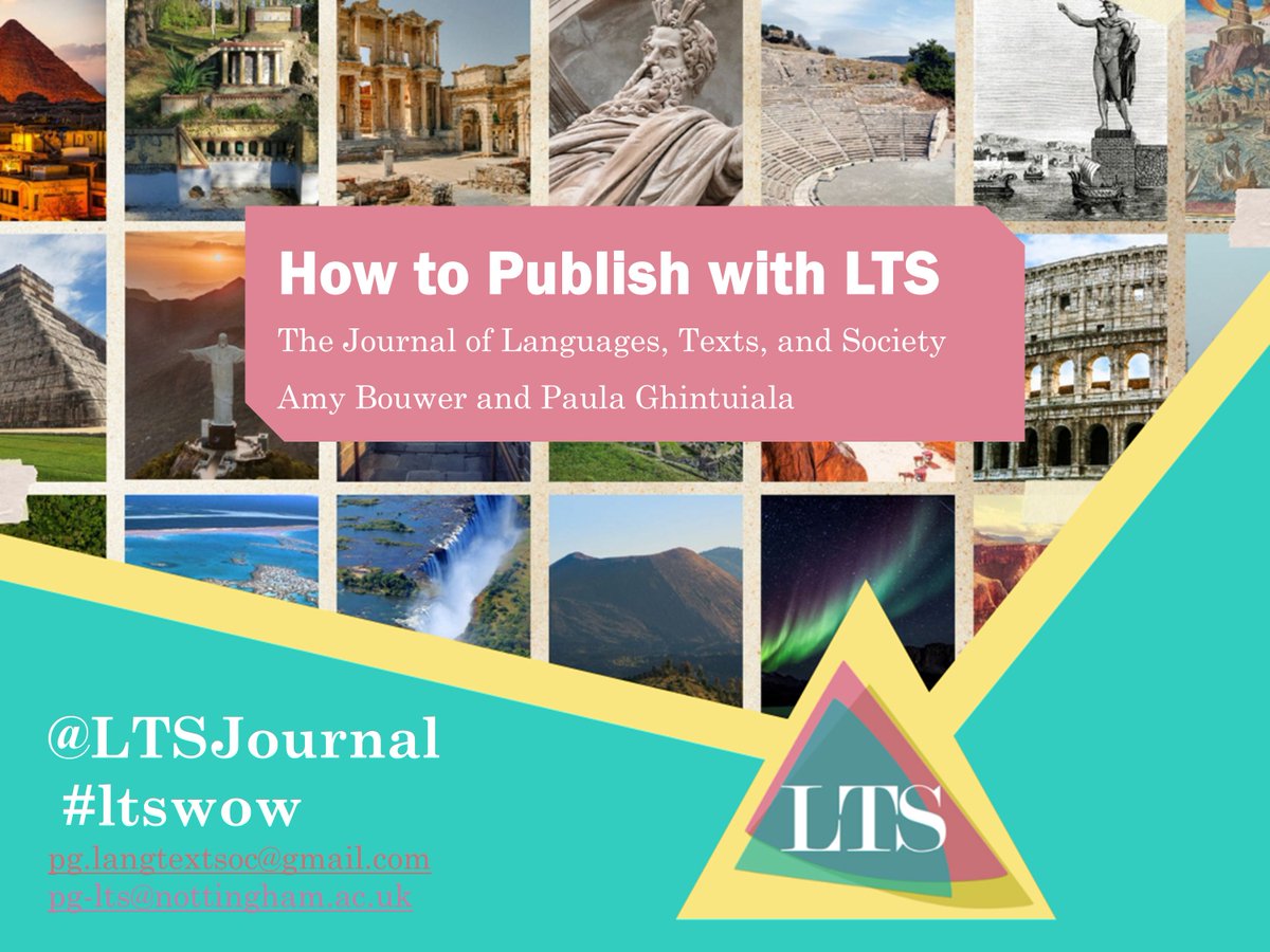 LTSJournal's tweet photo. Our Issue Management Editors @amybouwer and @GhintuialaPaula have just walked us through the process for publishing with LTS. 

We provide lots of support to help PGRs and ECRs get their first publications &amp; learn more about the academic publishing process along the way! ✨ https://t.co/sOa2y51AQa