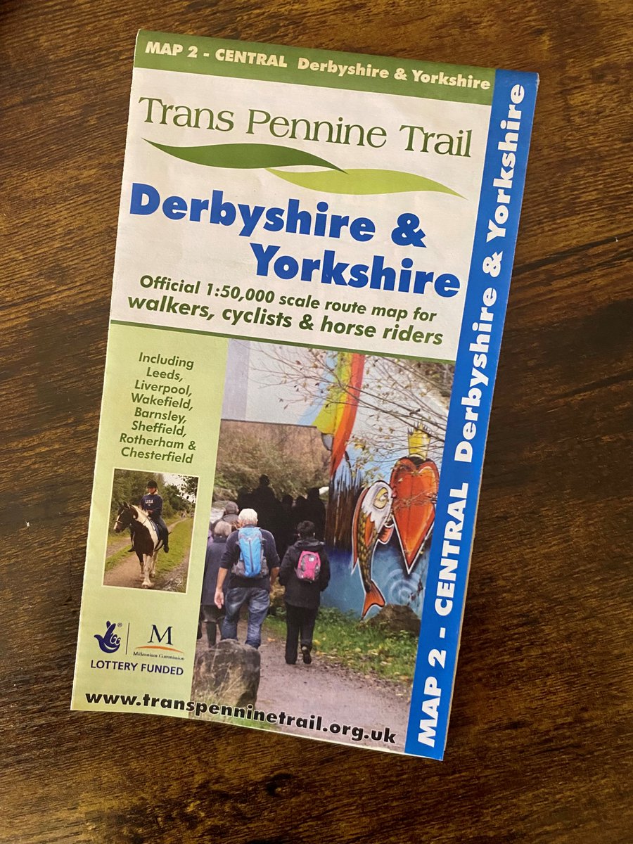TPT_National's tweet photo. Explore the central section of the #TPT with our Derbyshire & Yorkshire map, available in our online shop https://t.co/9wtFJUMFWt! Covering Leeds to Chesterfield and Penistone to Sprotbrough, this map details walking, cycling, and equestrian routes. #ShopSunday #TPTmaps https://t.co/qRj3sJ3lDV