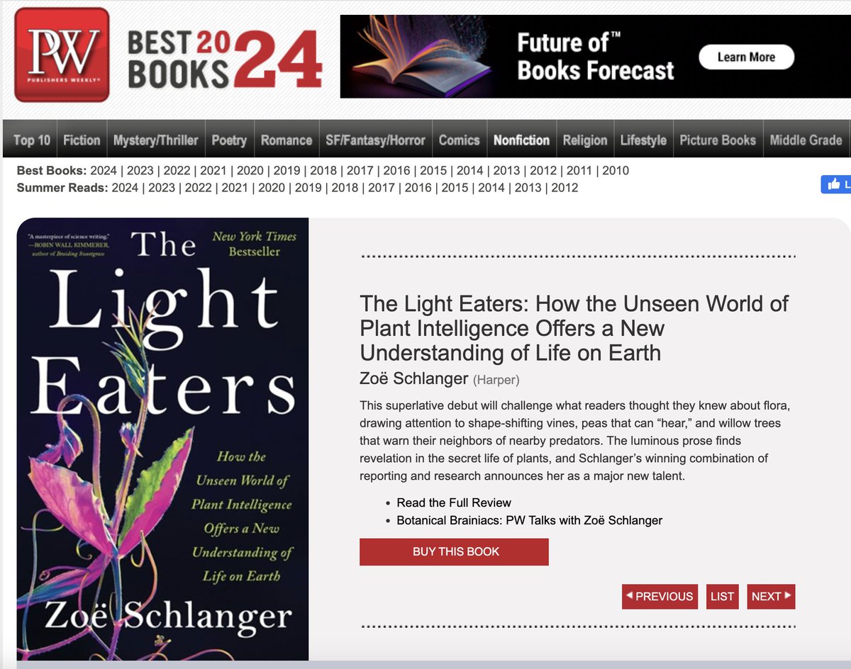 What in the world. The Light Eaters is on Publishers Weekly's Best Books of 2024 list🌷 best-books.publishersweekly.com/pw/best-books/…