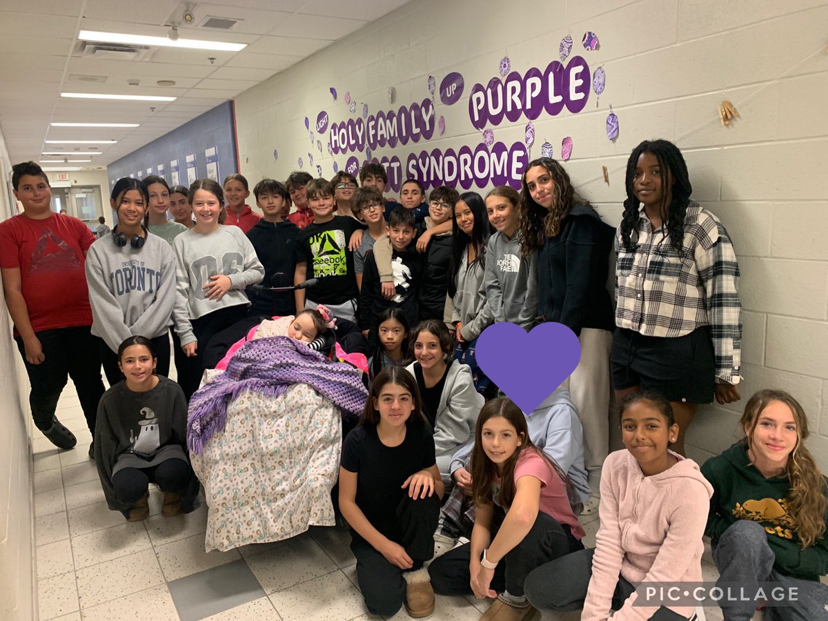 Light it up Purple for Rett Syndrome Awareness 💜 <a href="/HOFAM_DPCDSB/">Holy Family DPCDSB</a> <a href="/MrsMoscosoHF/">Andrea Moscoso</a> <a href="/MrsCrognale/">Melissa Crognale</a>