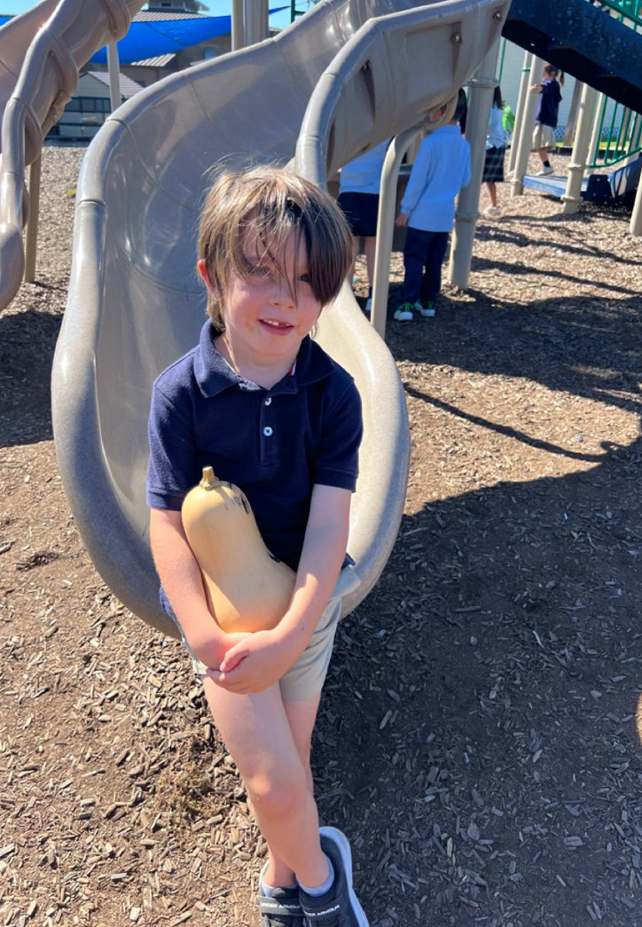 Students ⁦<a href="/merrolhydehawks/">Merrol Hyde Magnet</a>⁩ took their new friends on an outside adventure. They created their friends based on the book “Sophie’s Squash”. ⁦<a href="/PatZMiller/">Pat Zietlow Miller</a>⁩