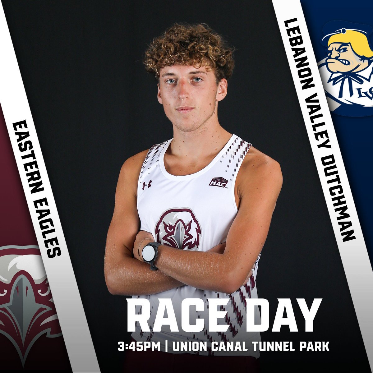 EUEaglesXCTF's tweet photo. 🚨It’s Race Day!🚨
Your Eastern Eagles compete today at Union Canal Tunnel Park for the Last Chance Run Fast Invitational, hosted by Lebanon Valley College!
Women race at 3pm, Men race at 3:45pm
#FlyWithUs #GoEastern https://t.co/ZjBvtATUyi