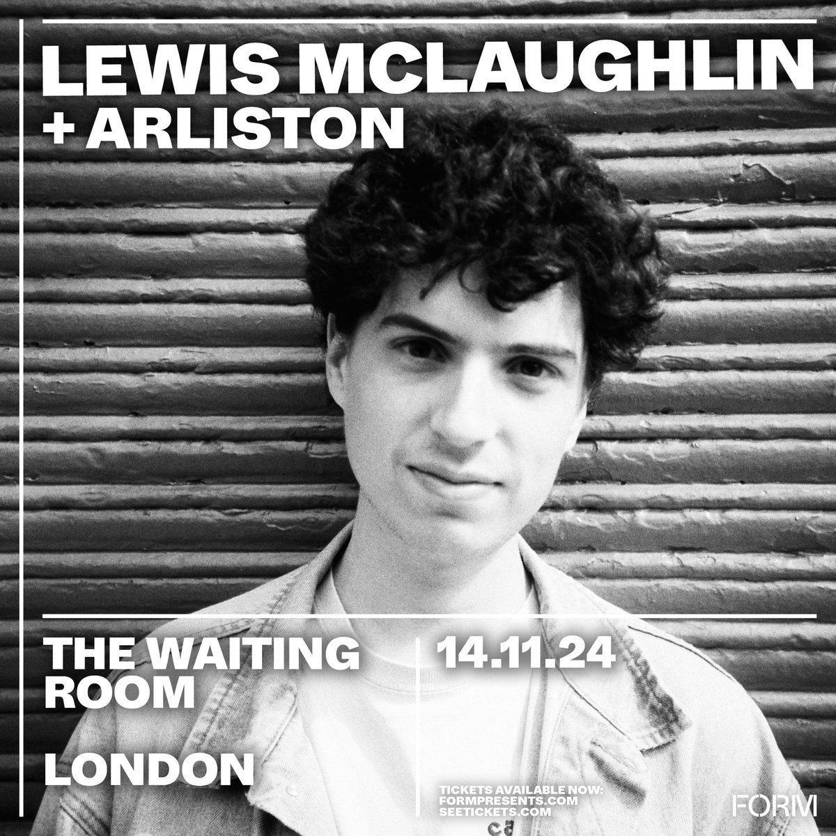 Playing my debut London headline gig in three what is life!!

Pleasure to have the lovely <a href="/arlistonband/">ARLISTON</a> sharing the stage with us too. It’s going to be a special night! 

Tickets - lewismclaughlinmusic.com/tour