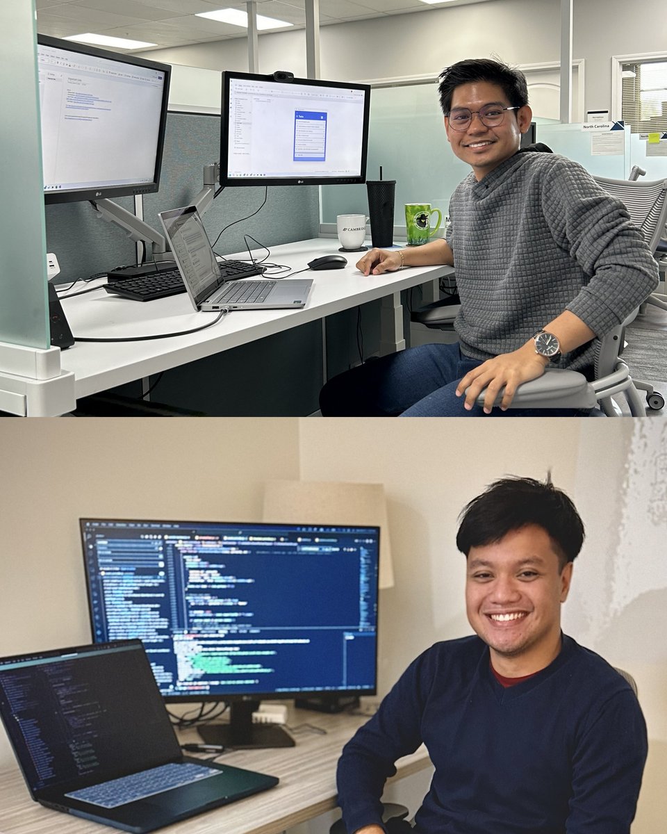 miu_mscs's tweet image. In January 2024, Dann (bottom) and Marc (top), from the #Philippines, joined our #ComPro program at #MIU in the U.S. Just one week after completing our Career Center training, both secured paid practicum work as software developers!
See ComPro.miu.edu/blog/dann-and-…
#Filipino