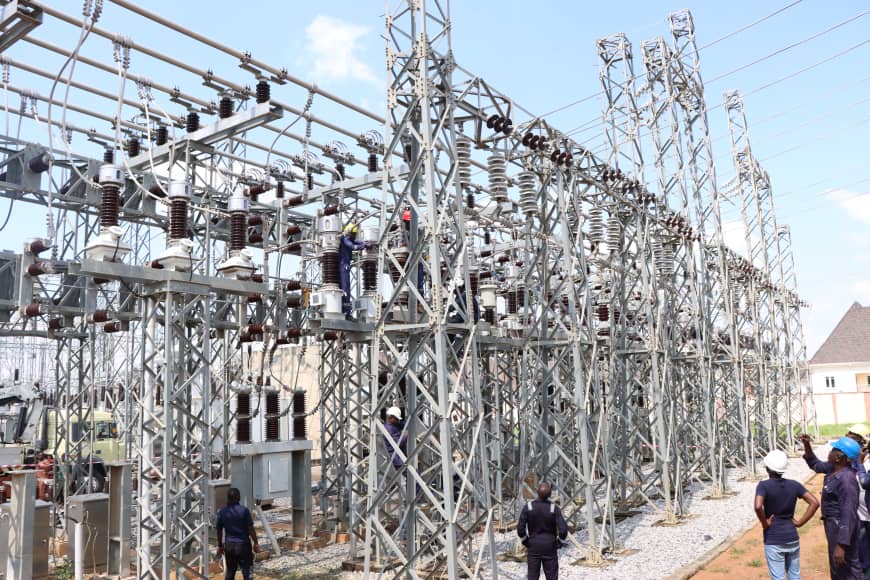 TCN Engineers replacing faulty isolators on L31 33kV feeder at 132/330kV kukwaba Transmission Substation, on Thursday, 24th October 2024.