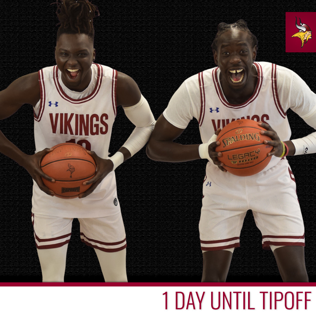 VCSU 🏀 season starts TOMORROW at The Bubble! 

Women - 2 p.m.
Men - 4 p.m. 

📣 SEE. YOU. THERE. 📣