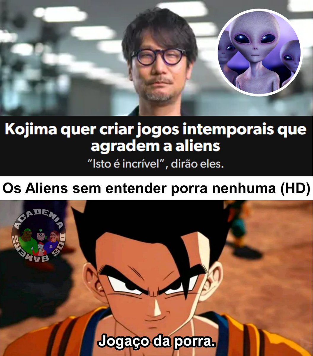 academiadgamers's tweet photo. Kojima gênio não tem jeito https://t.co/Bvq7VDcmsa