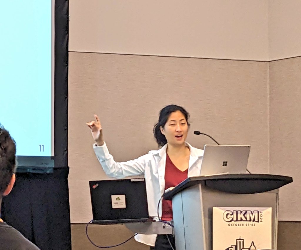 Johanne (@jtrippas) on Twitter photo Great keynote by <a href="/yubink_cs/">Yubin @Google Next25</a> "LLMs are magic... Or are they?"
#cikm2024 #multimodal #search #llm Great keynote by <a href="/yubink_cs/">Yubin @Google Next25</a> "LLMs are magic... Or are they?"
#cikm2024 #multimodal #search #llm