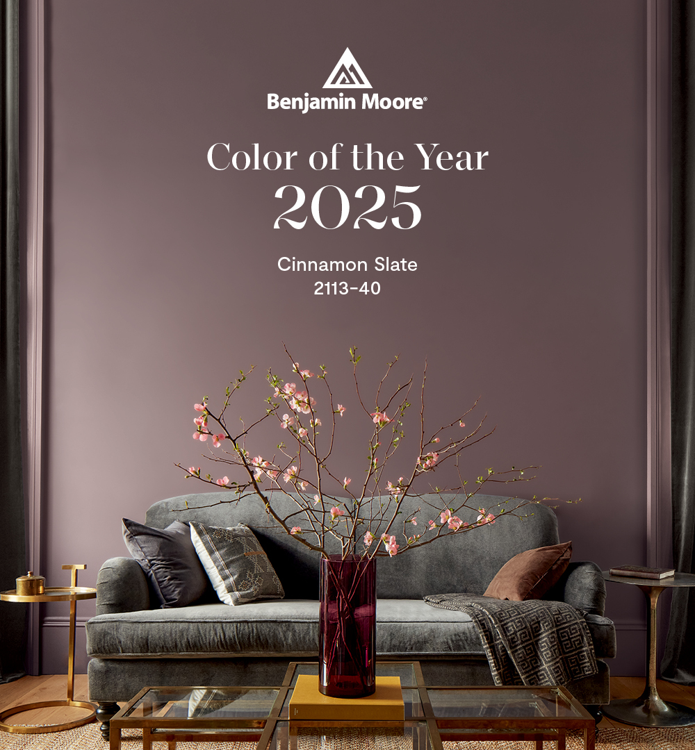 #benjaminmoore at #acehardware! Introducing the Color of the Year 2025, Cinnamon Slate 2113-40! Visit our store to embrace the beauty of quiet color with this delicate mix of heathered plum and velvety brown, and explore the rest of the Color Trends 2025 palette. #MyLocalAce