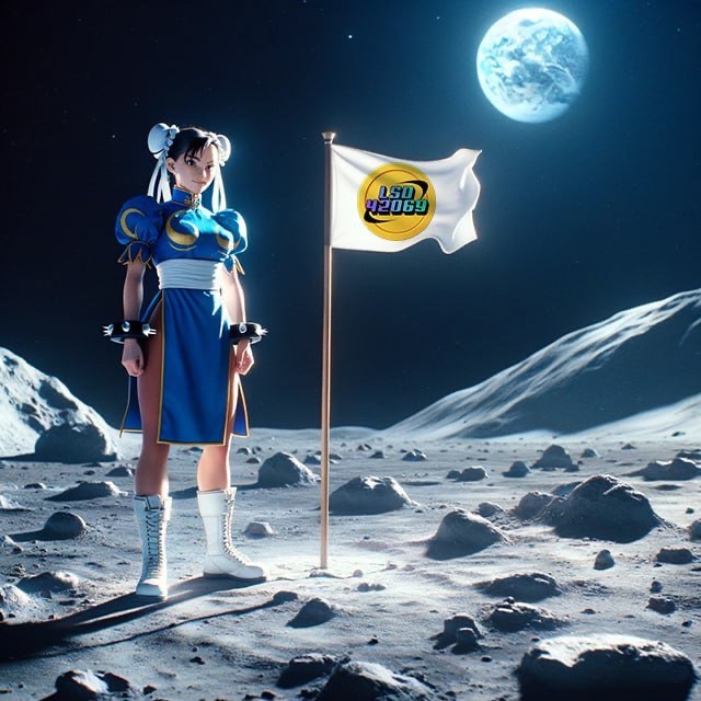 So high on $LSD we ended up on the moon 🤣