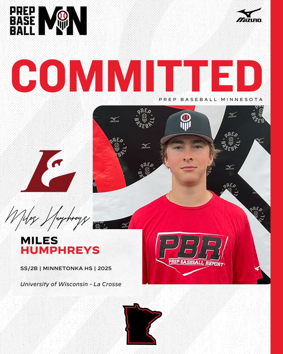 Prep Baseball Minnesota (@prepbaseballmn) on Twitter photo πππ¨π¦π¦π’ππ¦ππ§π πππππ‘π
Miles Humphreys, (2025, SS/2B, <a href="/TonkaBaseball_1/">Minnetonka Baseball</a>) commits to the University of Wisconsin-La Crosse.
π€ loom.ly/p-WB2_E
<a href="/MilesHumphreys3/">Miles Humphreys</a> βοΈ <a href="/UWLAXBaseball/">UW-LACROSSE BASEBALL</a> πππ¨π¦π¦π’ππ¦ππ§π πππππ‘π
Miles Humphreys, (2025, SS/2B, <a href="/TonkaBaseball_1/">Minnetonka Baseball</a>) commits to the University of Wisconsin-La Crosse.
π€ loom.ly/p-WB2_E
<a href="/MilesHumphreys3/">Miles Humphreys</a> βοΈ <a href="/UWLAXBaseball/">UW-LACROSSE BASEBALL</a>
