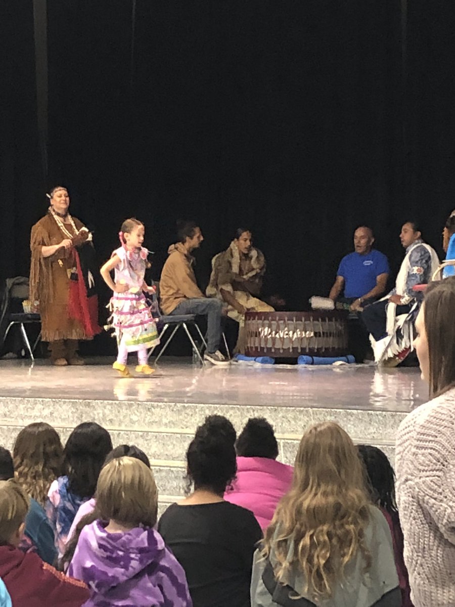 SCPSHistory's tweet photo. Conway Elementary kicked off Native American Heritage Month with an assembly from the Rappahannock Tribe.  @SCPSchools https://t.co/YD5RNv0YCZ