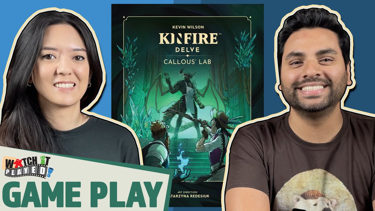 Our brave heroes are venturing into the depths to find and defeat whatever lies in the darkness below! Join us for a puzzley, combo-making, co-operative adventure as we play Kinfire Delve: Callous' Lab!

youtube.com/watch?v=OYViQF…