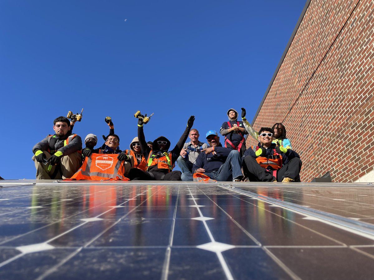 YouthBuildGlbl's tweet photo. 🎉Exciting news!🎉We’re thrilled that YouthBuild Global has launched a solar installation training and certification pilot to equip young people with the skills and credentials they need to pursue careers in the solar industry! 

https://t.co/HvXic0T2Wi https://t.co/PWjJicg3T4