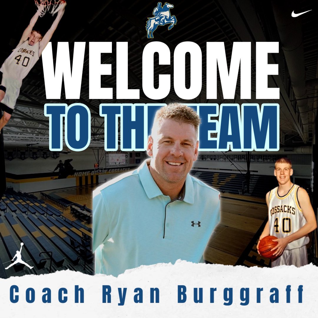 Cossack Basketball is pleased to announce the addition of Ryan Burggraff to the Men’s Basketball Staff. A Cossack alum, Coach Burggraff understands the tradition and standard of Cossack Basketball. Please join Coach Vincent and staff by welcoming Coach Burggraff to the family!
