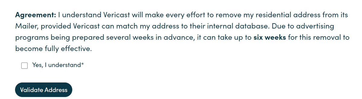 It was months ago the acknowledgment was made that <a href="/Vericast/">Vericast</a> would make every effort to remove the address. When ever will that occur or do we have to keep doing this until the person driving by throwing unwanted mailers out their car gets the message to flip'n stop already?