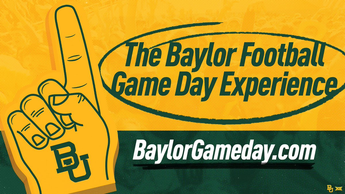 BaylorAthletics's tweet image. Need some help planning the perfect game day on the Brazos?

🏈➡️ BaylorGameday.com

#SicEm | #BaylorHomecoming