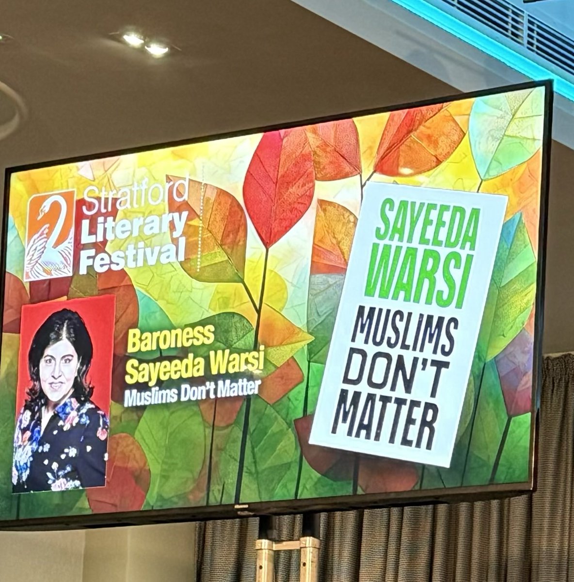 SayeedaWarsi's tweet image. Thank you amazing folk  ⁦@StratLitFest⁩ for giving up your time to take part in honest &amp;amp; open conversations.
We laughed, some cried , others gasped and we had moments of pin drop silence- and we showed how tough subjects can be tackled in the spirit of learning ❤️