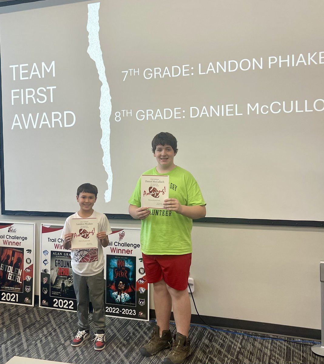 We had a great team celebration to end the 2024 football season. Congratulations to the award winners! Can’t wait for next football season!! <a href="/sftcyclones/">Santa Fe Trail Middle School</a>