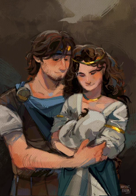 Odysseus, Penelope, and Telemachus'Epic' has gotten me in its tight grasp I've even started to read the myth. The sagas are so so gooddd  thank you jorge#epicthemusical #epicthemusicalfanart #odysseus #odysseusfanart #penelope #telemachus 