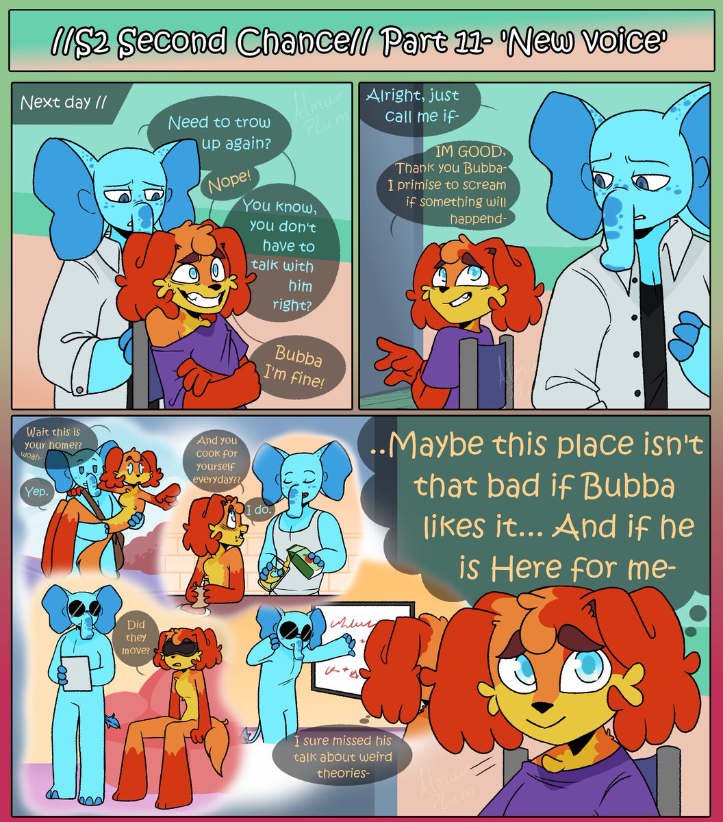 Almur1342071's tweet photo. //S2 Second Chance// Part 11- 'New voice'
#SmilingCritters #SmilingCrittersAU #catnap #BubbaBubbaphant #comic #dogday #petunia #happytreefriends <3 https://t.co/XeKTpG0iTu