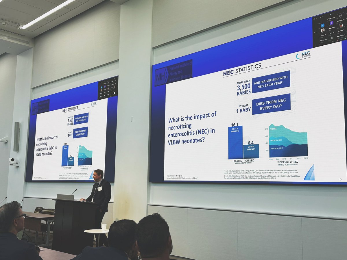 NEC Society (@necsociety) on Twitter photo We’re at the Live Biotherapeutic Products to #preventNEC in VLBWs workshop today organized by <a href="/CDCgov/">CDC</a> <a href="/US_FDA/">U.S. FDA</a> <a href="/NIH/">NIH</a> <a href="/NICHD_NIH/">NICHD News</a> <a href="/NIAIDNews/">NIAID News</a> advocating for improved prevention strategies so we can build a 🌎 without this cruel disease. <a href="/ravimpatelmd/">Ravi Mangal Patel</a> <a href="/epNICURDN/">Erin Pryor MPH, RDN, LD</a> <a href="/jenncanvasser/">Jennifer Canvasser</a> <a href="/neojae/">Jae Kim</a> We’re at the Live Biotherapeutic Products to #preventNEC in VLBWs workshop today organized by <a href="/CDCgov/">CDC</a> <a href="/US_FDA/">U.S. FDA</a> <a href="/NIH/">NIH</a> <a href="/NICHD_NIH/">NICHD News</a> <a href="/NIAIDNews/">NIAID News</a> advocating for improved prevention strategies so we can build a 🌎 without this cruel disease. <a href="/ravimpatelmd/">Ravi Mangal Patel</a> <a href="/epNICURDN/">Erin Pryor MPH, RDN, LD</a> <a href="/jenncanvasser/">Jennifer Canvasser</a> <a href="/neojae/">Jae Kim</a>