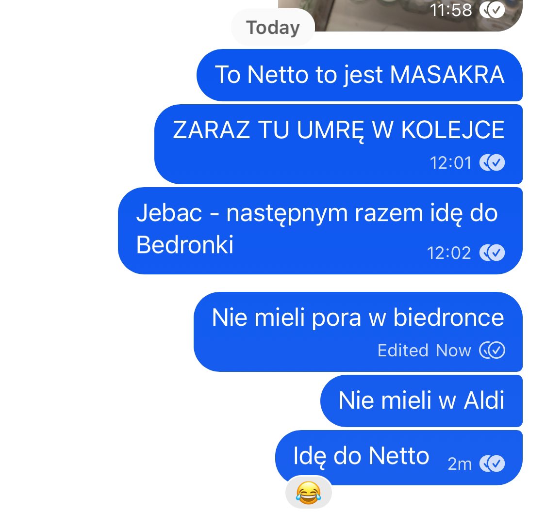 BlueBird_444's tweet photo. Ty są ludzkie dramaty, a chłop mi reaguje „ha ha”. https://t.co/RwZ6IrYSfD