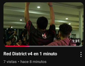 Smash_Merida's tweet photo. Acabamos de subir a YouTube un breve resumen de lo que fue Red District v4 

Pasen a verlo!! 

https://t.co/vasHNkOyb7 https://t.co/1zyXuzgyeN