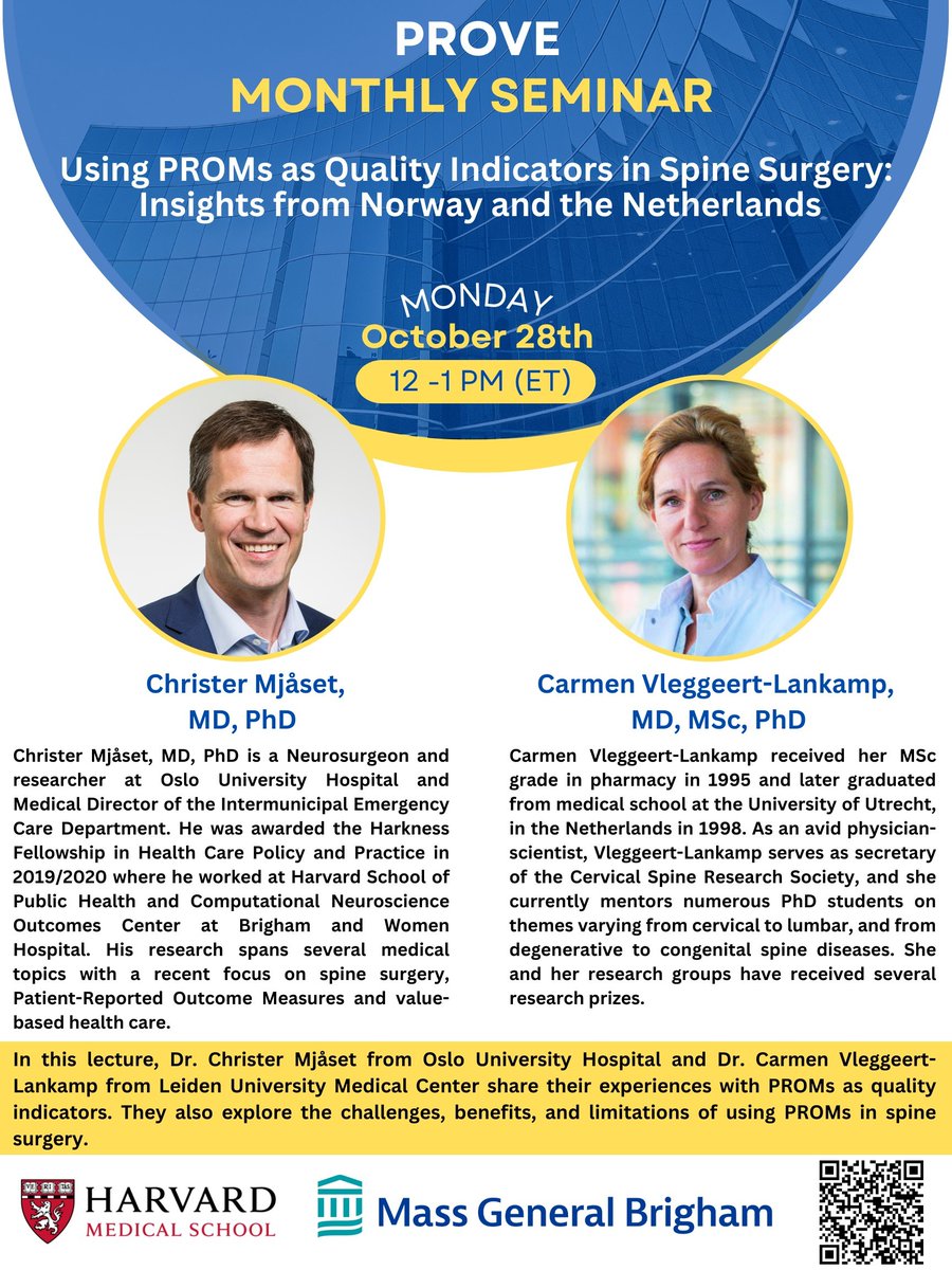 Q_Portfolio's tweet photo. You're welcome to join the PROVE Center's October Seminar on Monday, October 28th at 12:00 pm (ET). To  register, scan the QR code at the bottom right of the poster. https://t.co/tuffVJ7zAC