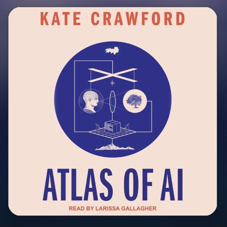 Book 8 of 2024's mission to read more for professional growth! Atlas of AI by <a href="/katecrawford/">Kate Crawford</a>

This one was all about the unseen parts of AI, from resources (both material and human) to data, categorization, and more.

#ai #alwayslearning #audiobook #atlasofai