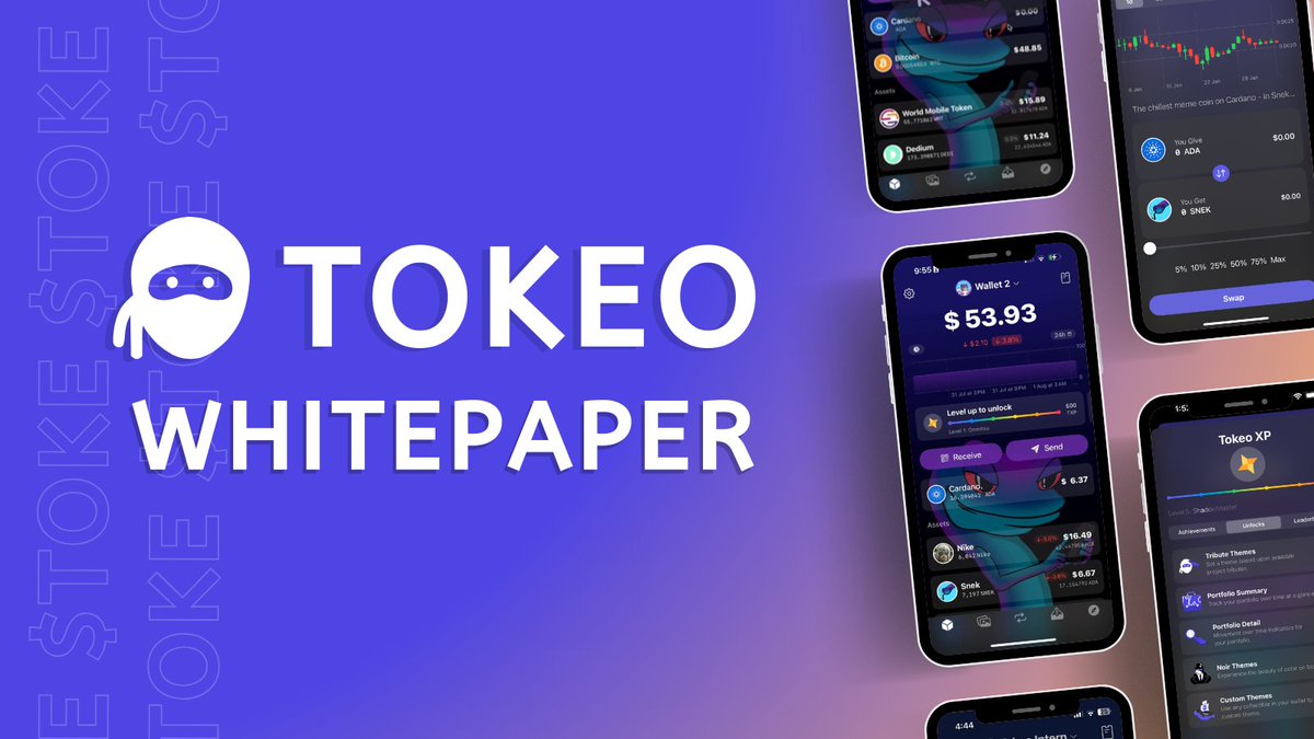 As the $TOKE sale approaches, we're excited to share our whitepaper detailing Tokenomics, Vesting, Liquidity Strategy and Utility &amp; Rewards.

Here's a breakdown of our go-to-market plan 

🧵🔽