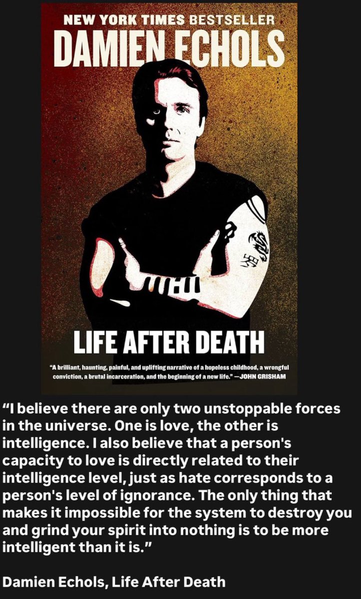 This quote from <a href="/damienechols/">Damien Echols</a>, from his book, Life After Death, seems very fitting in the world we live in today.