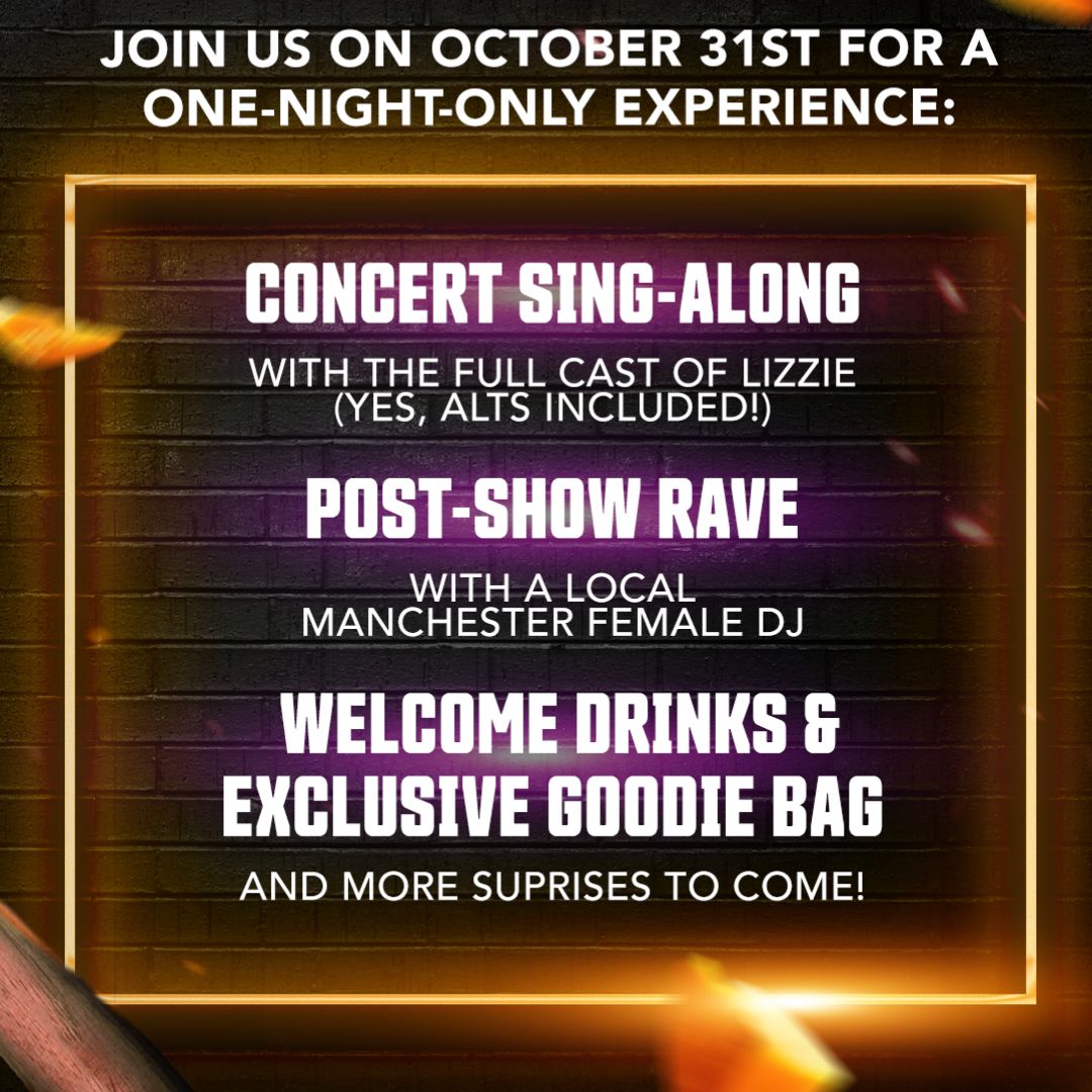 We are full of surprises in the House of Borden!

We are delighted to announce that Maiya Quansah-Breed will be joining us for the evening AND we will be performing one of the cut songs from one of the first ever editions of Lizzie The Musical🎸

🎟️ hopemilltheatre.co.uk/event/lizzie/