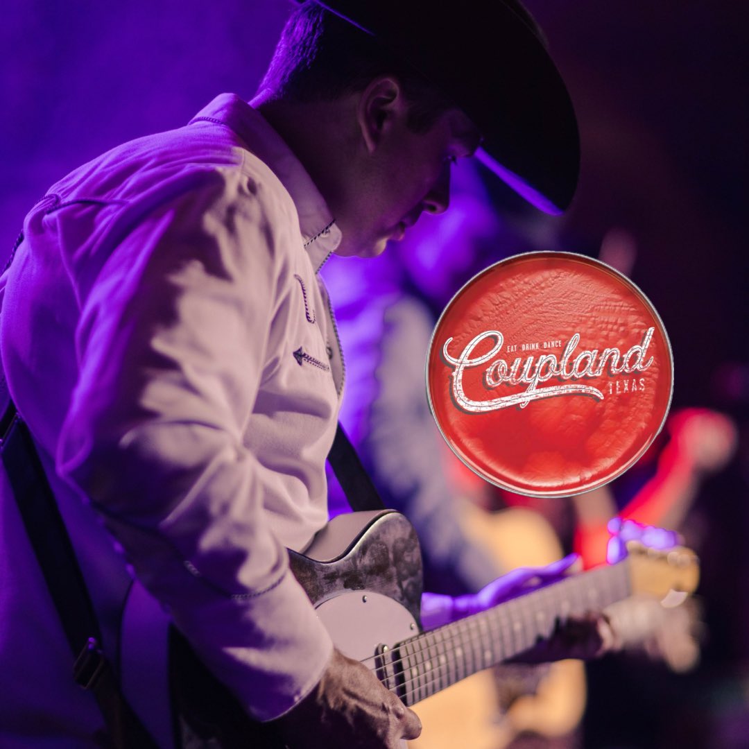 Coupland Dancehall tonight in beautiful downtown #couplandtx

8 - 11 pm. It’s gonna get country, let’s dance!