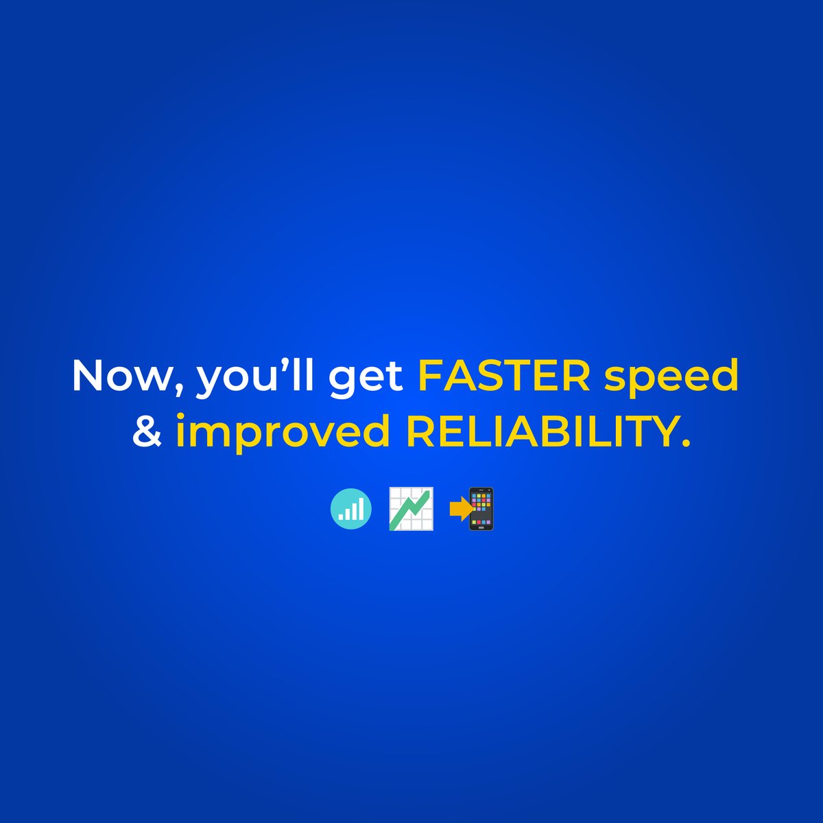 HelloMobile's tweet image. Our newly upgraded nationwide network is here to bring you a better phone experience with more coverage and faster speeds. 🔋 Let’s keep the good vibes going! 📲💙 #HelloMobile #BetterThanEver #MoreSavings