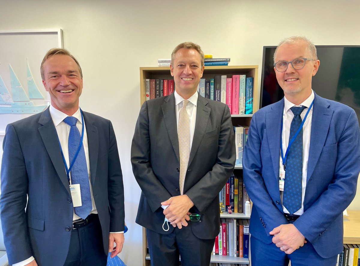 ESM (@esm_press) on Twitter photo ESM Chief Econ <a href="/r_strauch/">Rolf Strauch</a> met IMF Financial Counsellor and Director of the Monetary and Capital Markets Department Tobias Adrian and Tuomas Saarenheimo, Chairman of the Economic and Financial Committee.
They discussed risks to global financial stability.
#ESMeuro #IMFmeetings ESM Chief Econ <a href="/r_strauch/">Rolf Strauch</a> met IMF Financial Counsellor and Director of the Monetary and Capital Markets Department Tobias Adrian and Tuomas Saarenheimo, Chairman of the Economic and Financial Committee.
They discussed risks to global financial stability.
#ESMeuro #IMFmeetings