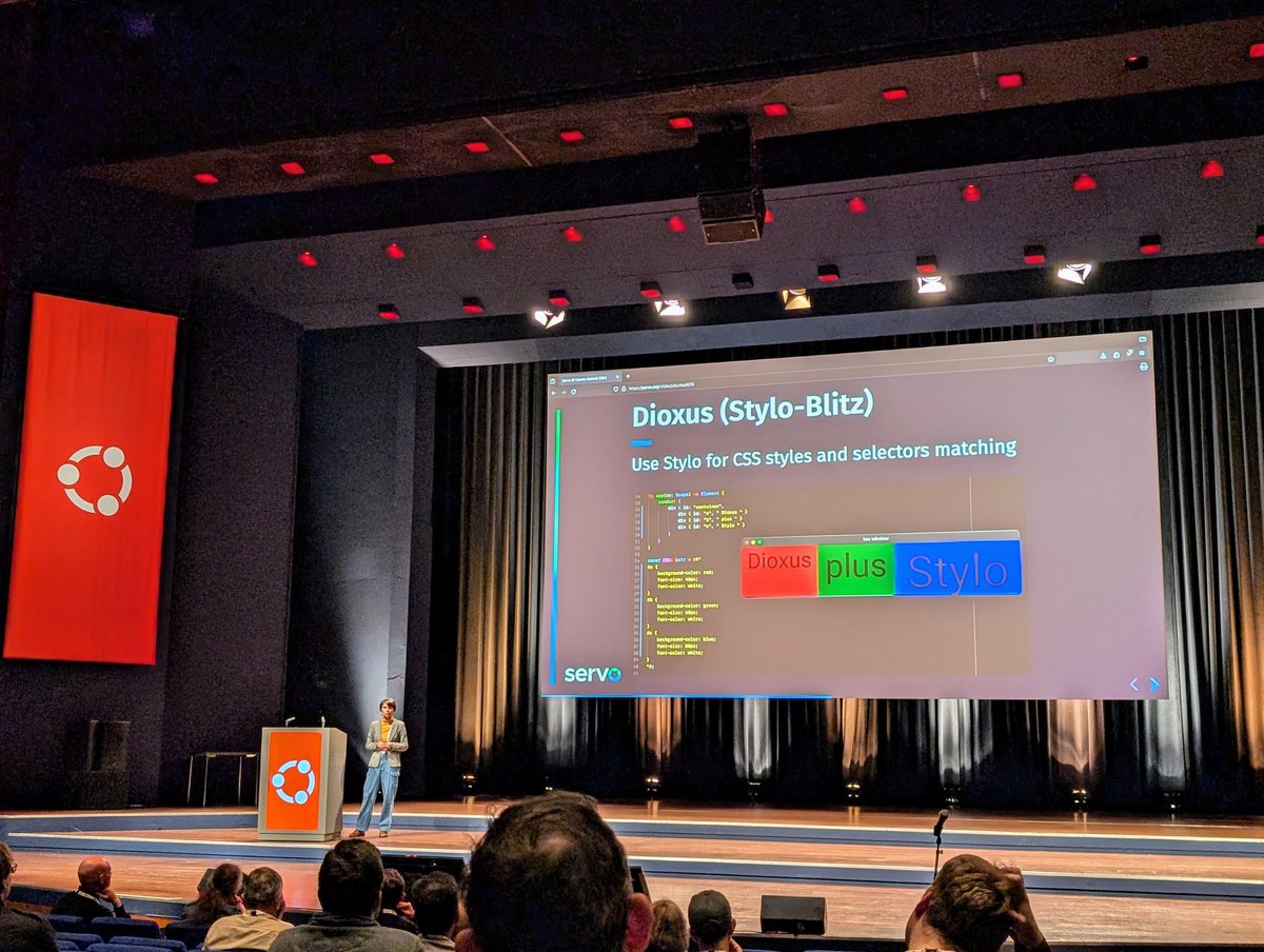 EscarlataGlez's tweet image. 🚀 #UbuntuSummit kicks off in The Hague! We celebrate 20 years of @ubuntu 🎂
🦀@ServoDev #Rust Rakhi Sharma
🎥@AcademySwf #MotionPictures David Morin
🎨Creative agency, Ryan Gorley
🔍#OpenSource #SupplyChain @Bitergia
✍️Inkscape, C. Rogers
📲 Matrix elements, Matthew Hodgson