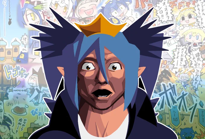 #ボンバーガール理不尽にも吹き飛んだベースを前に走馬灯が浮かぶアクアたま 