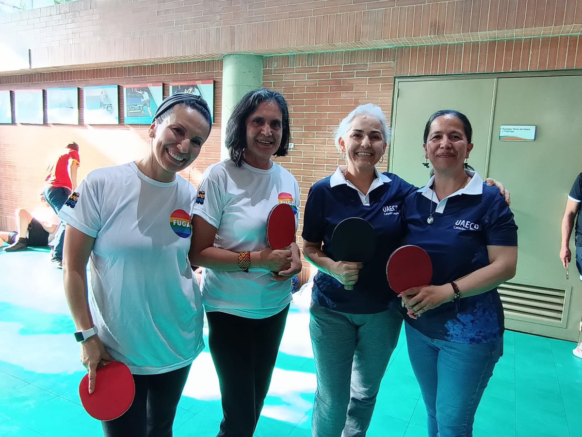 ServicioCivilD's tweet image. ¡La final de tenis de mesa dobles está en plena acción en los #JuegosDeportivosDistritales! En minutos conoceremos a las y los servidores ganadores de esta emocionante competencia. 🎉💪 ¡Gracias por activar el #PoderDelBienEstar en cada disciplina de estos X Juegos Deportivos!