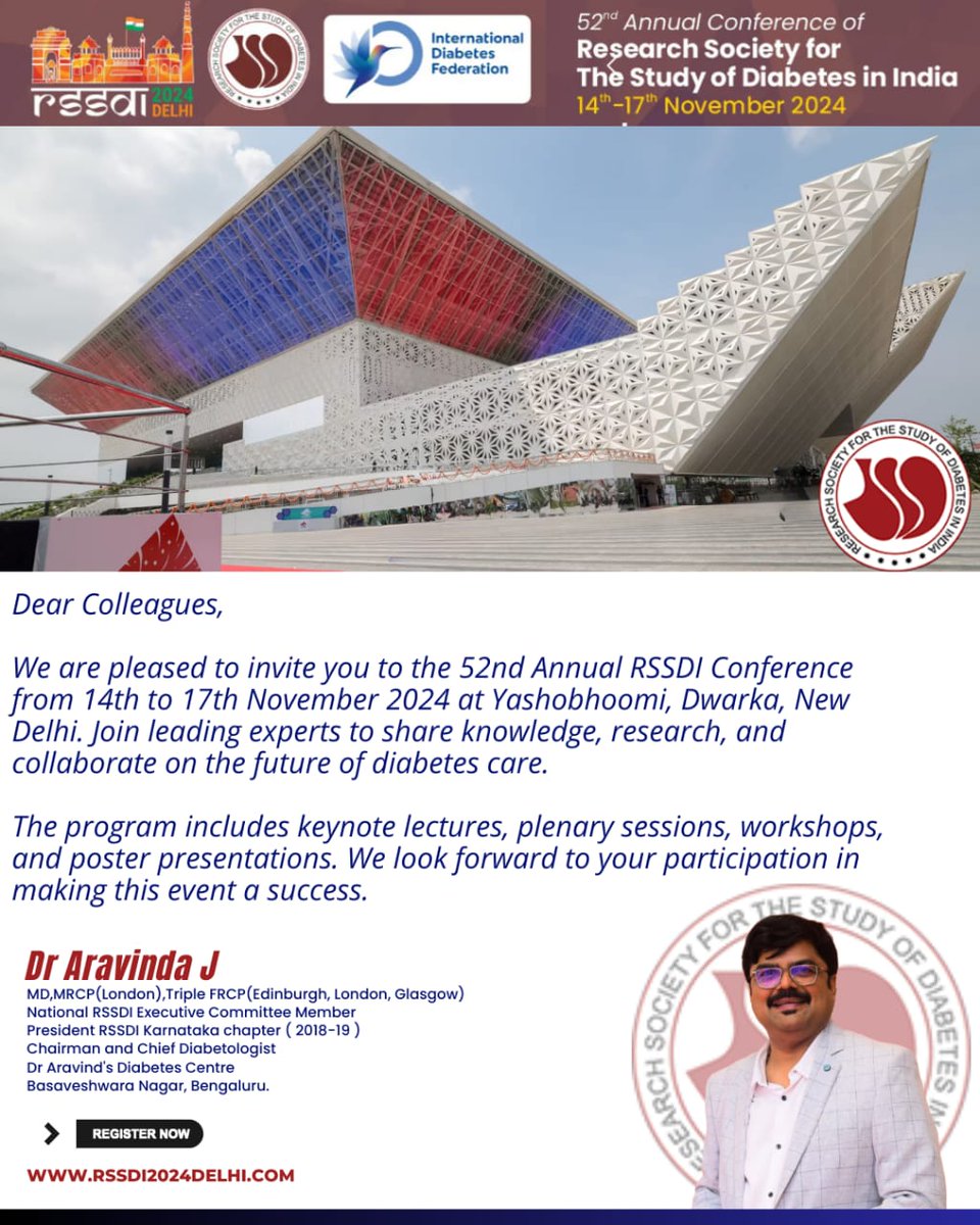 World's largest Diabetes conference 

Don't miss it to upgrade your knowledge 
<a href="/AskDrShashank/">Dr. Shashank Joshi</a> <a href="/baxirahul/">Dr. Rahul Baxi</a> <a href="/drnkanna10/">kannan natarajan</a> <a href="/DrVinodEndo/">Vinod Abichandani</a> <a href="/ruturaj9560/">Rutul A. Thakker</a> <a href="/Unnikri/">Unnikrishnan AG</a> <a href="/VitullDr/">Prof Dr Vitull K Gupta</a> <a href="/AskDrShashank/">Dr. Shashank Joshi</a> <a href="/banshisaboo/">Banshi Saboo</a> <a href="/DrBMMakkar/">Dr Brij Mohan Makkar</a> <a href="/rajivkovil/">Dr. Rajiv Kovil (Diabetes & Obesity Specialist)</a> <a href="/ManojCh00190740/">Manoj Chawla</a> <a href="/purvi_chawla/">Dr. Purvi Chawla</a> <a href="/jothydev/">Jothydev Kesavadev</a> <a href="/drmohanv/">Dr.V.Mohan</a> <a href="/DRBRIJMOHAN1/">DR BRIJ MOHAN</a>