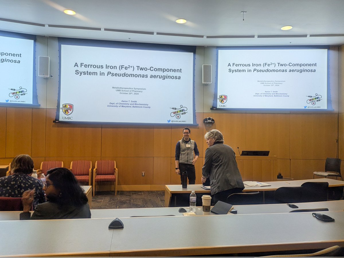 Another wonderful talk at Frontiers in Metals in Medicine Symposium by @SmithLabUMBC