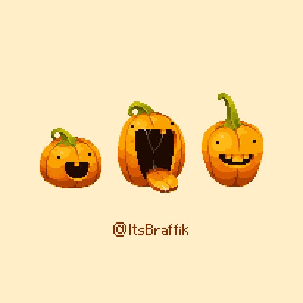 silly pumpkins 🎃
#pixelart