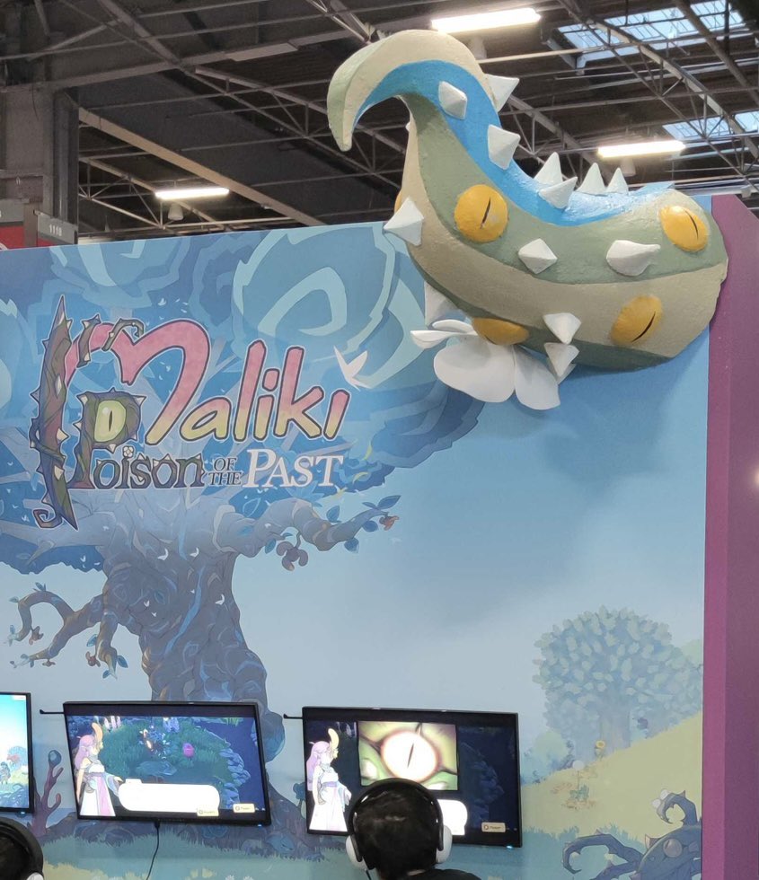 Venez nous retrouver à la <a href="/ParisGamesWeek/">Paris Games Week</a> pour jouer à la démo du jeu Maliki Poison of the Past !
Meet us <a href="/ParisGamesWeek/">Paris Games Week</a> to play the demo of Maliki Poison of the Past!
<a href="/AnkamaGames/">Ankama</a> <a href="/Maliki_officiel/">Maliki 🌸</a> <a href="/LivanART/">Alice Herault</a>