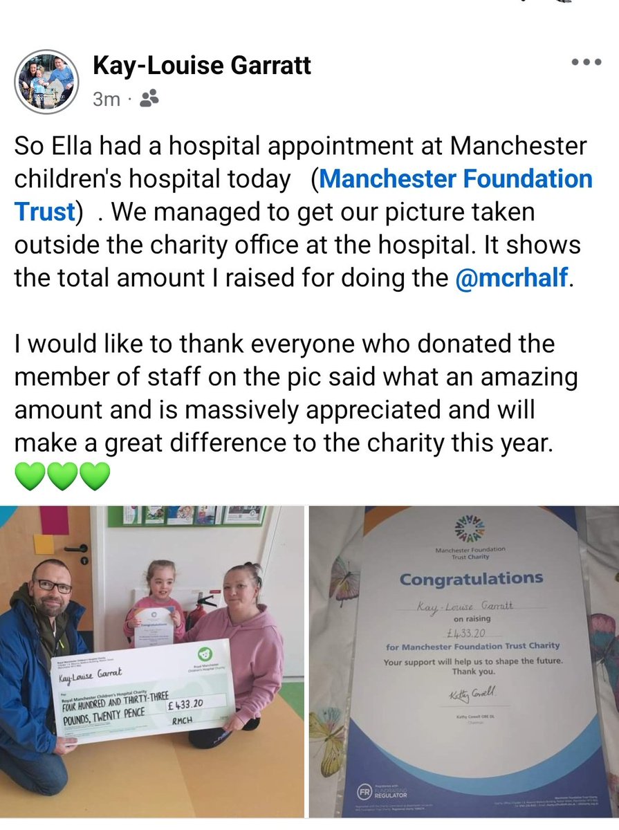 Kay51839338's tweet photo. @ManchesterHalf @MFT_Charity https://t.co/Ko0n3LoaI8
